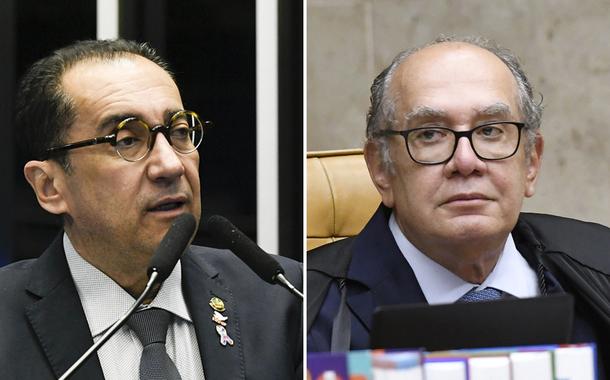 Jorge Kajuru e Gilmar Mendes