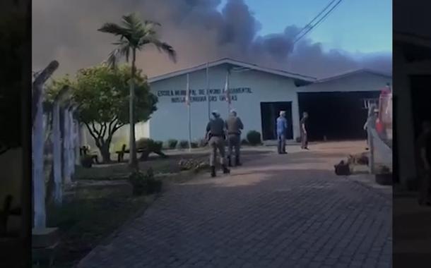 Incêndio na Escola Municipal de Ensino Fundamental Nossa Senhora das Graças (RS)