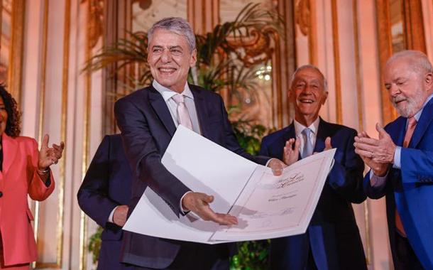 Chico Buarque recebe Prêmio Camões no Palácio de Queluz