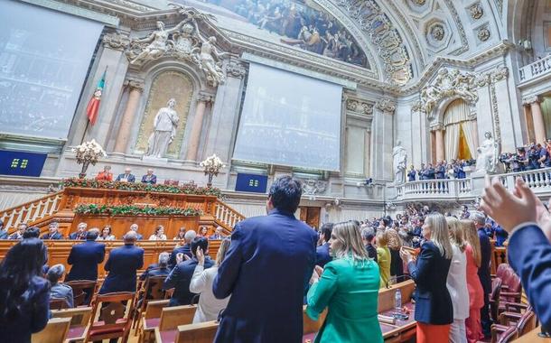 Lula na Assembleia da República Portuguesa