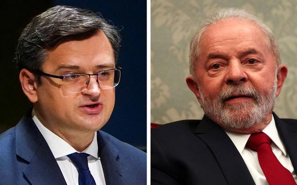 Dmytro Kuleba e Luiz Inácio Lula da Silva