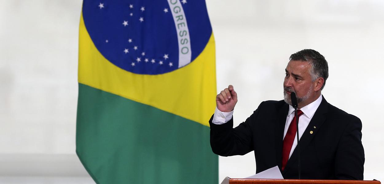 Paulo Pimenta, toma posse, no Salão Oeste do Palácio do Planalto