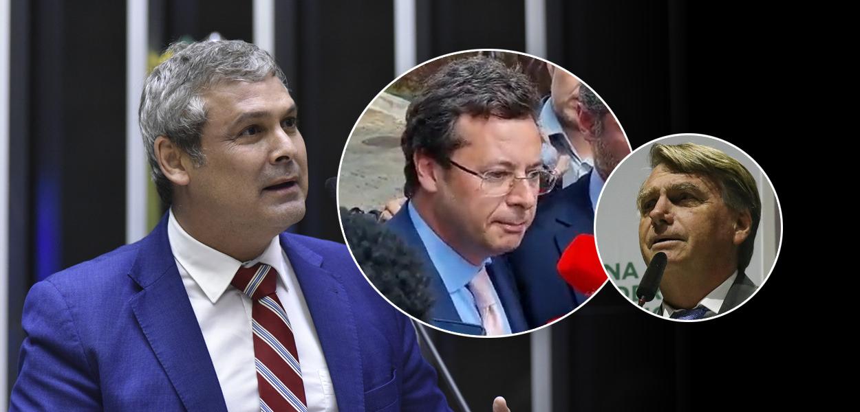 Lindbergh Farias, Fabio Wajngarten e Jair Bolsonaro