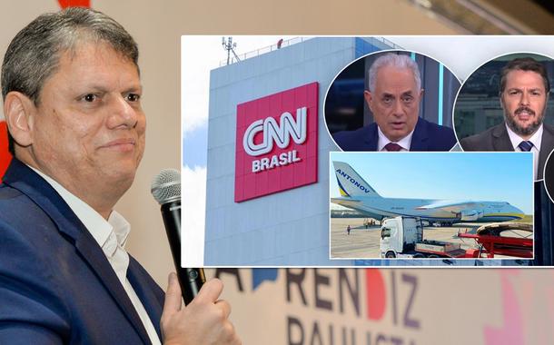 Tarcísio de Freitas e CNN Brasil