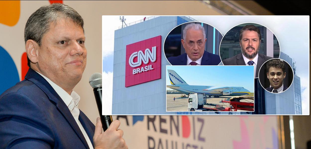 Tarcísio de Freitas e CNN Brasil