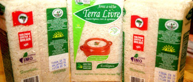 Arroz Terra Livre pode ser comprado nas lojas do Armazém do Campo espalhadas pelo país