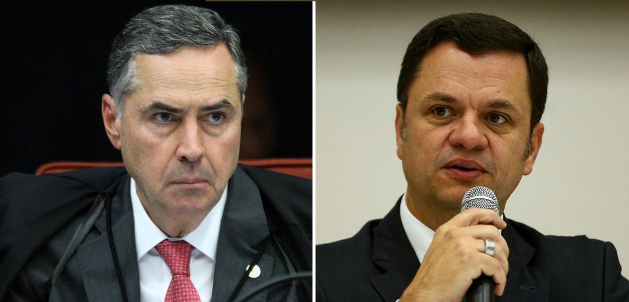 Luís Roberto Barroso e Anderson Torres