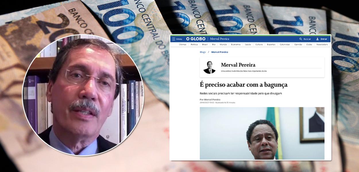 Merval Pereira e Orlando Silva