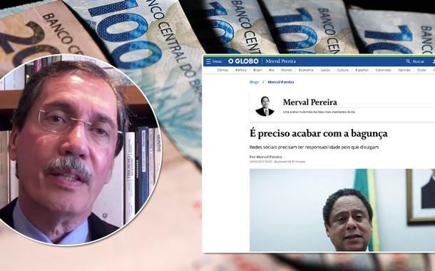 Merval Pereira e Orlando Silva