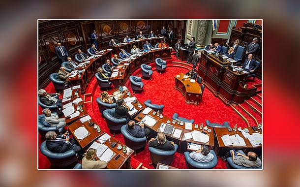 Dezesseis dos 17 senadores que votaram a favor do projeto de lei eram da coalizão governista de Luis Lacalle Pou