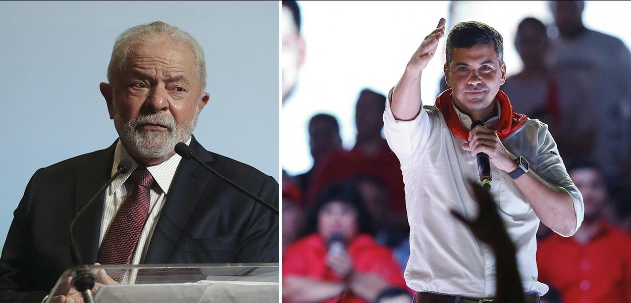 Luiz Inácio Lula da Silva e Santiago Peña (Foto: REUTERS) Luiz Inácio Lula da Silva e Santiago Peña