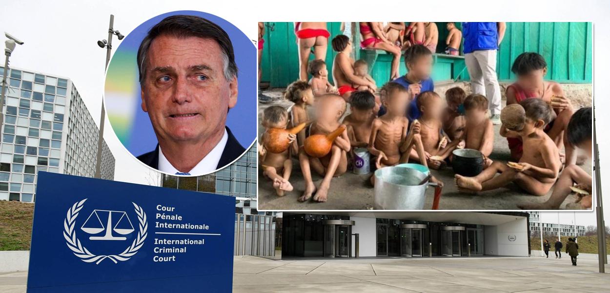 Jair Bolsonaro e a crise humanitária dos ianomâmi (Foto: Reuters | Reprodução/URIHI) Jair Bolsonaro e a crise humanitária dos ianomâmi