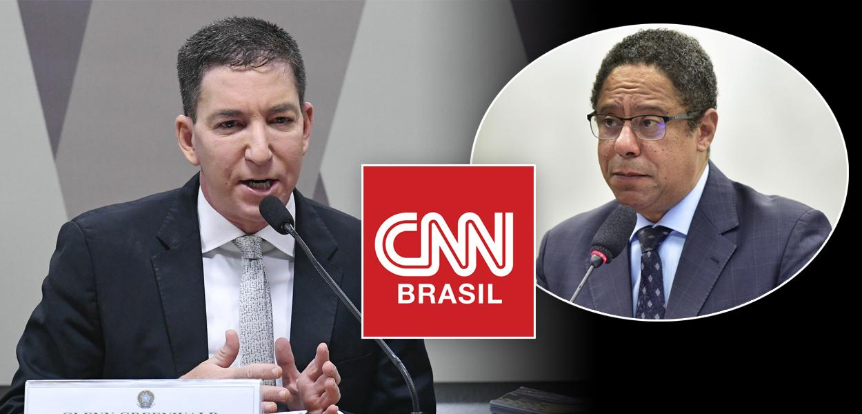 Glenn Greenwald e Orlando Silva