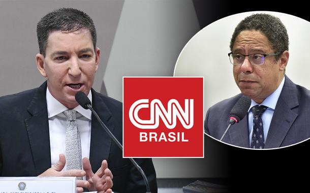 Glenn Greenwald e Orlando Silva