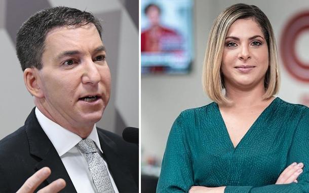 Glenn Greenwald e Daniela Lima