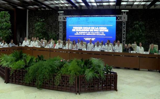3º ciclo de diálogo de paz entre Colômbia e ELN, em Cuba