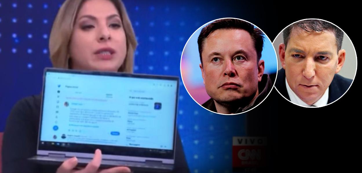 Daniela Lima, Elon Musk e Glenn Greenwald