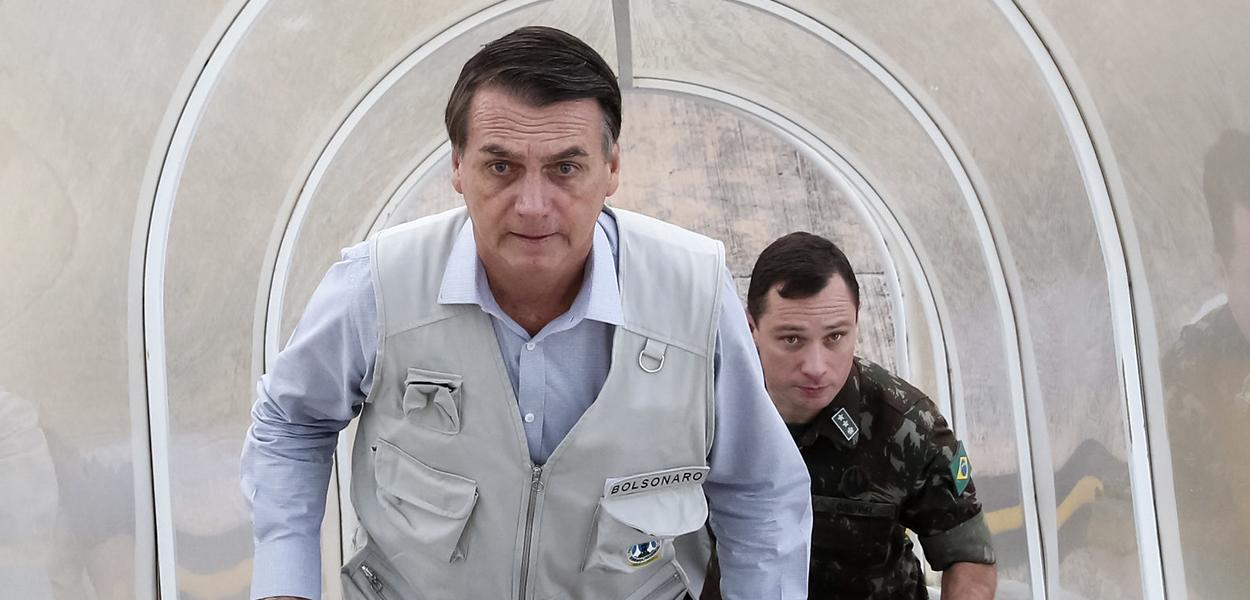 Jair Bolsonaro e Mauro Cid