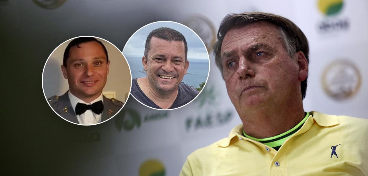 Mauro Cid, Max Guilherme e Jair Bolsonaro