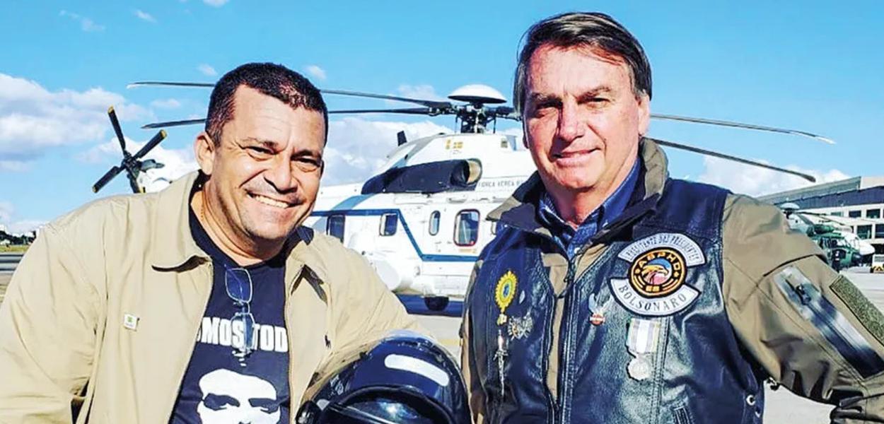 Max Guilherme e Jair Bolsonaro