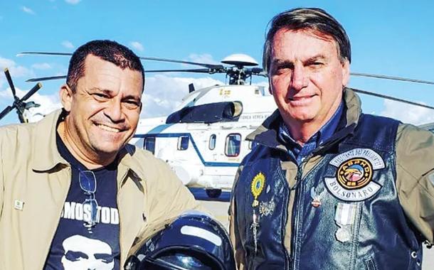 Max Guilherme e Jair Bolsonaro