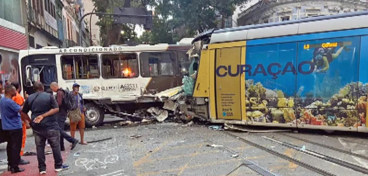 Acidente no Centro do Rio