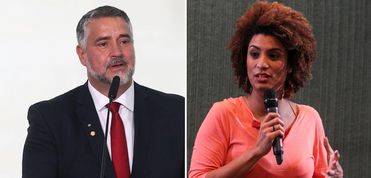 Paulo Pimenta e Marielle Franco