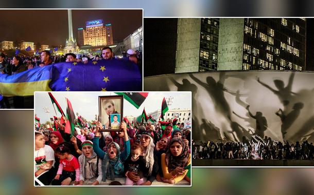 Protestos 'Euromaidan', 'Primavera Árabe' e 'jornadas de junho'