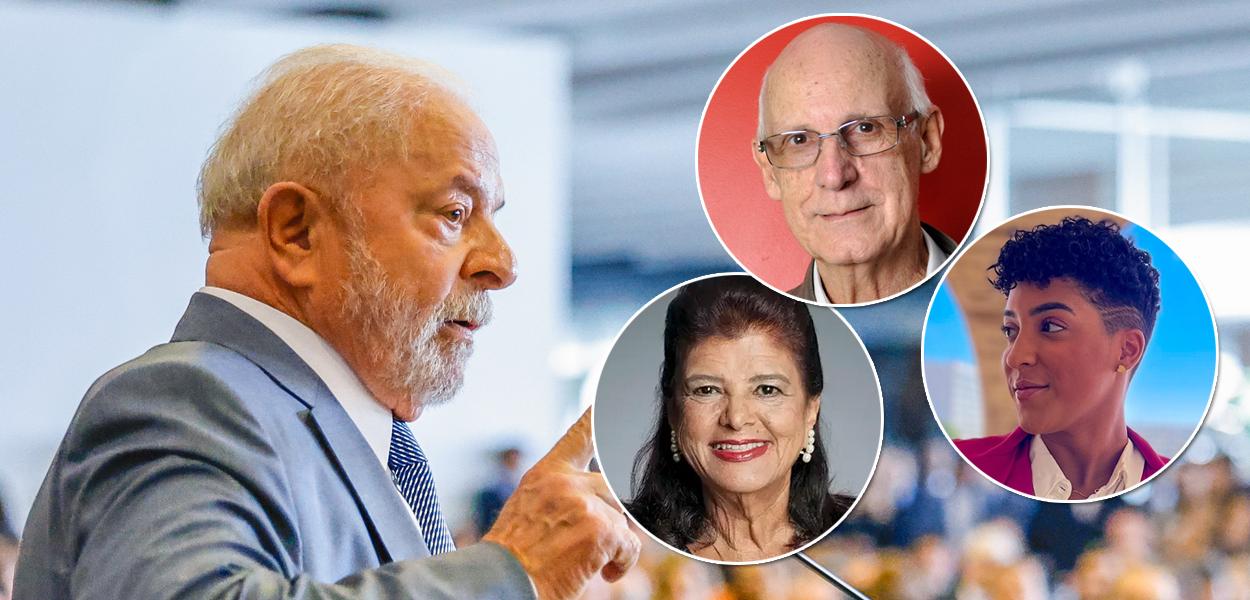 Lula, padre Júlio Lancellotti, Luiza Trajano e Nath Finanças