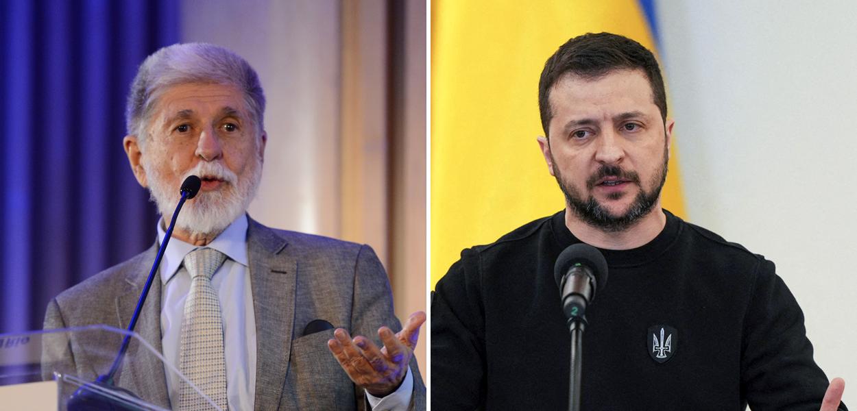 Celso Amorim e Zelensky