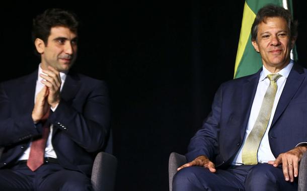 Ministro da Fazenda, Fernando Haddad, e Gabriel Galípolo