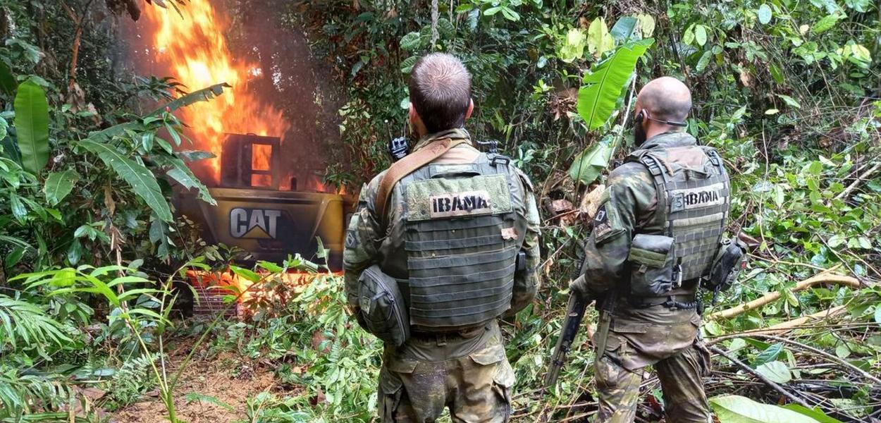 Operação contra o garimpo na terra ianomâmi