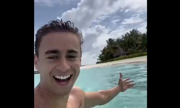 Nikolas Ferreira nas Maldivas