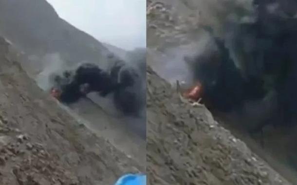 Incêndio em mina no Peru