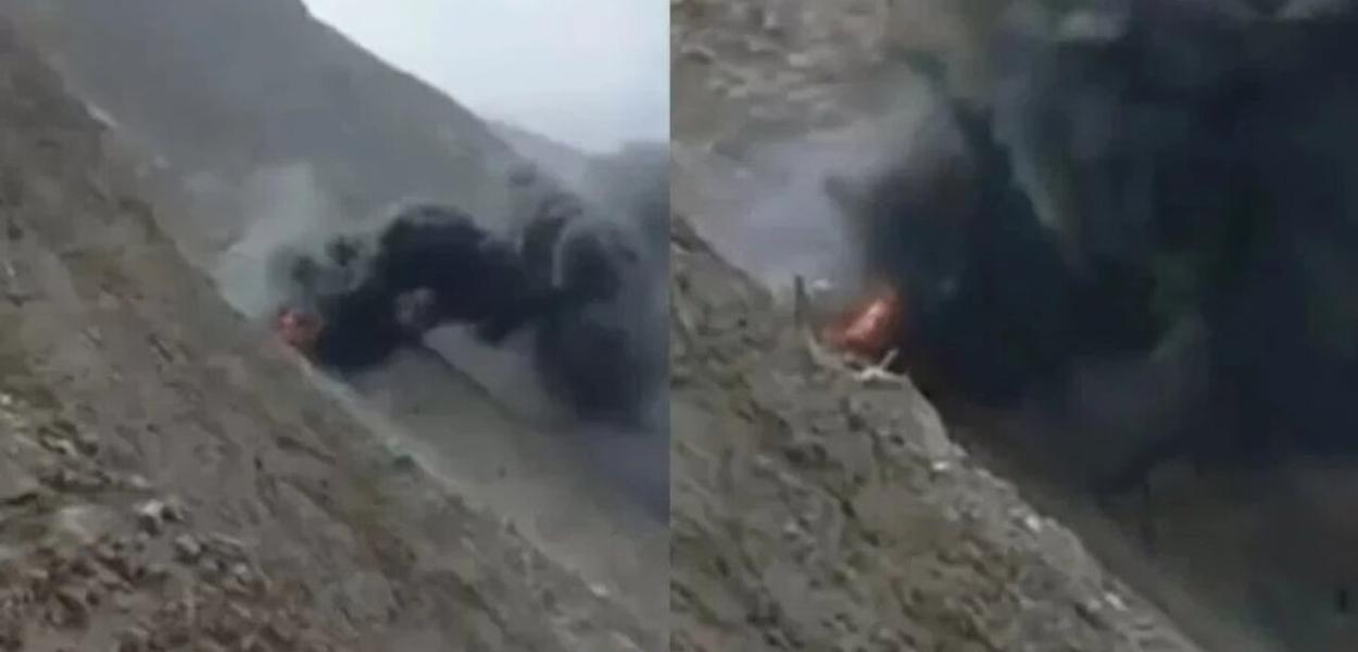 Incêndio em mina no Peru