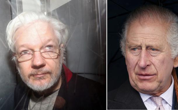 Julian Assange e rei Charles III