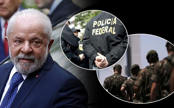 Lula, Polícia Federal e Exército Brasileiro