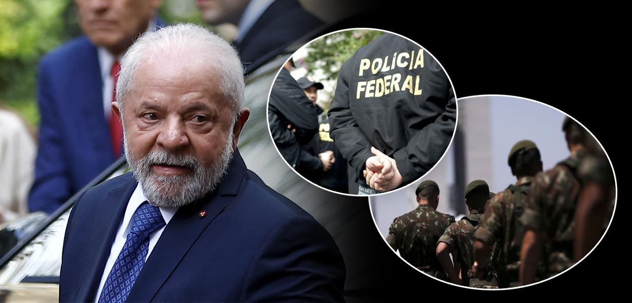 Lula, Polícia Federal e Exército Brasileiro