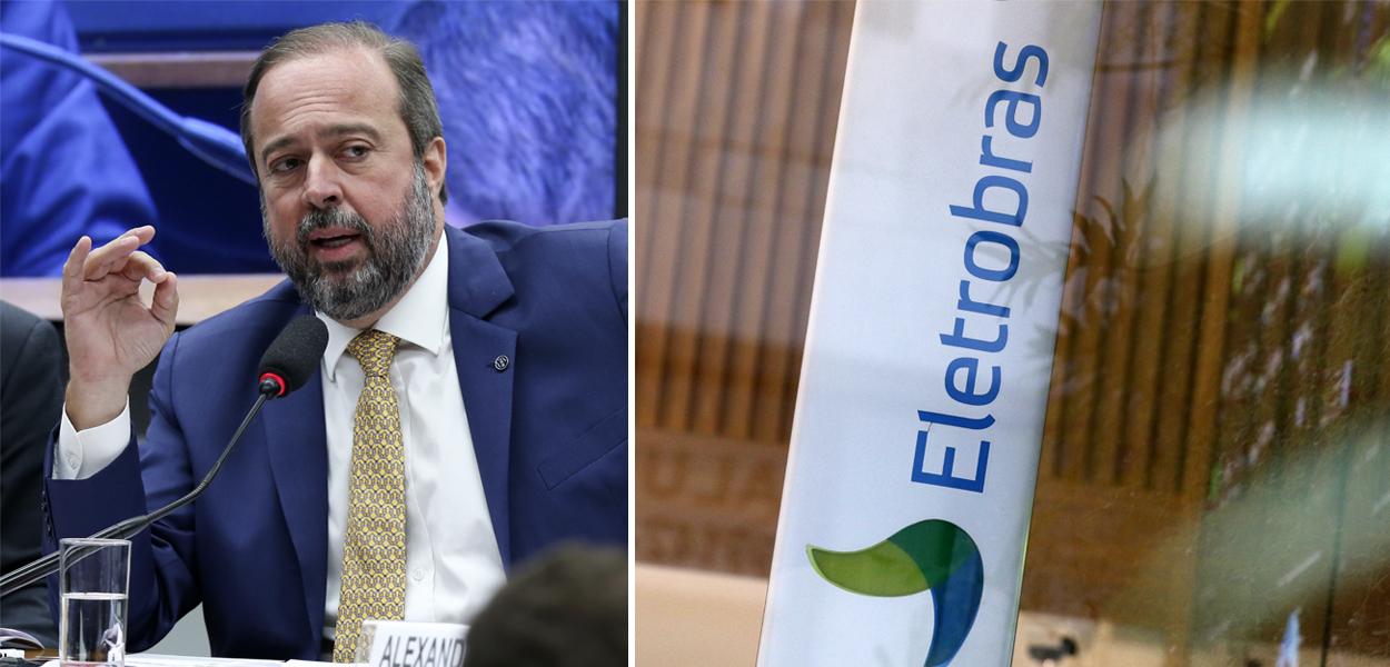 O ministro de Minas e Energia, Alexandre Silveira | Logotipo da Eletrobrás