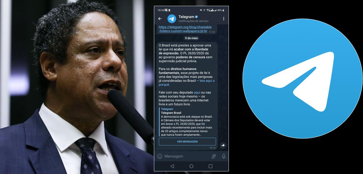 Orlando Silva e Telegram