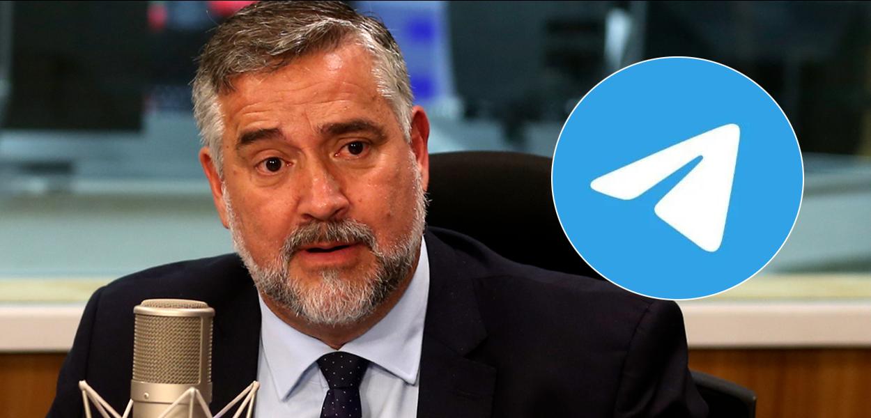 Paulo Pimenta e Telegram