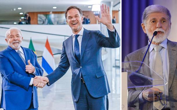 Luiz Inácio Lula da Silva, Mark Rutte e Celso Amorim