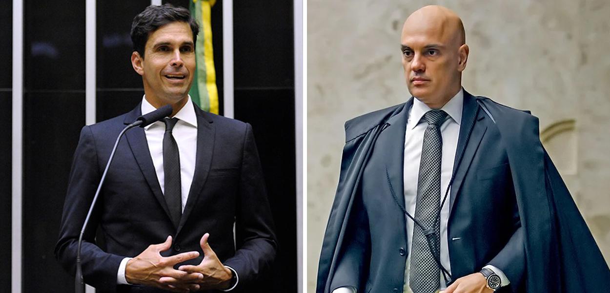 Luiz Lima (à esq.) e Alexandre de Moraes