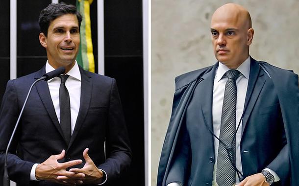 Luiz Lima (à esq.) e Alexandre de Moraes