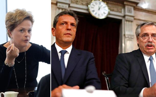 Dilma Rousseff, Sergio Massa e Alberto Fernández