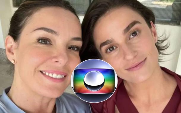 Personagens Clara com a atriz Regiane Alves (à esq.) e Helena com a atriz Priscila Sztejnman