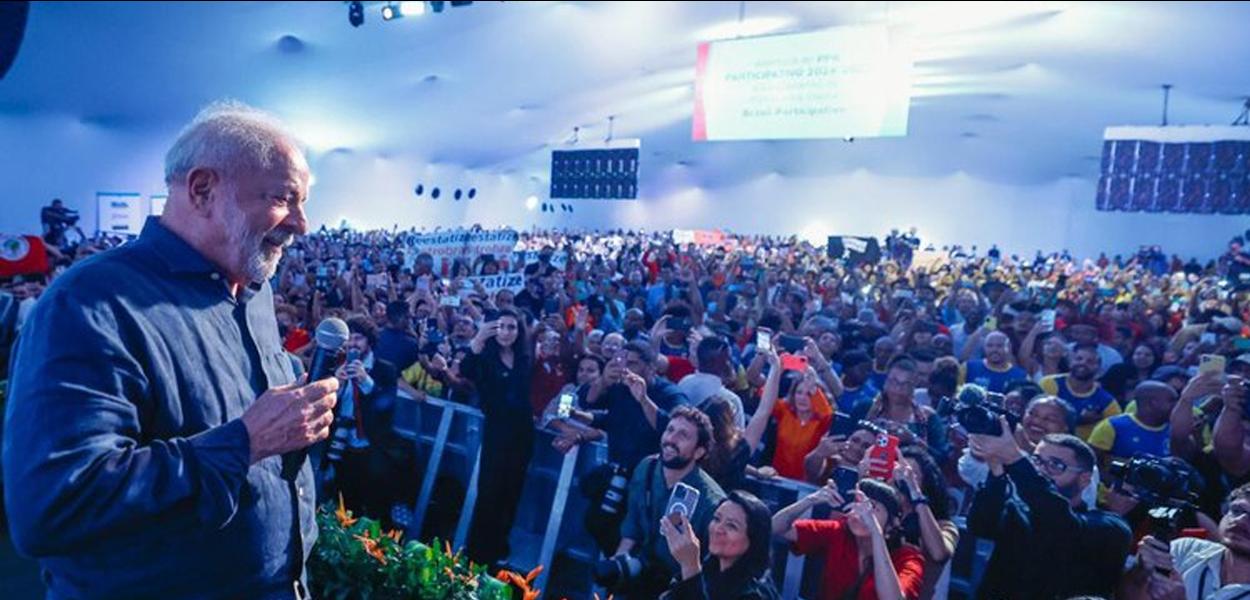 Presidente Luiz Inácio Lula da Silva durante plenária PPA em Salvador - 11.05.2023