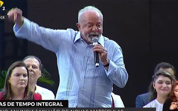Lula durante evento em Fortaleza (CE)
