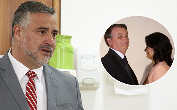 Paulo Pimenta, Jair Bolsonaro e Michelle Bolsonaro