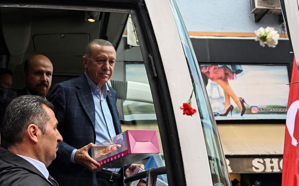 O presidente turco Tayyip Erdogan